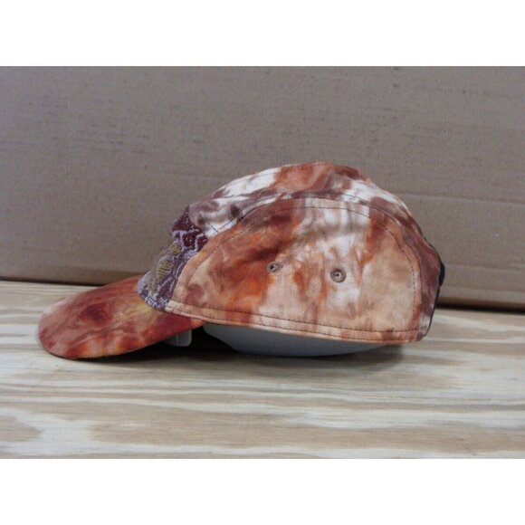 Ixchel Hat Cap Hook Loop Strap Tie Dye Patchwork Paneled Embroidered - Picture 4 of 11